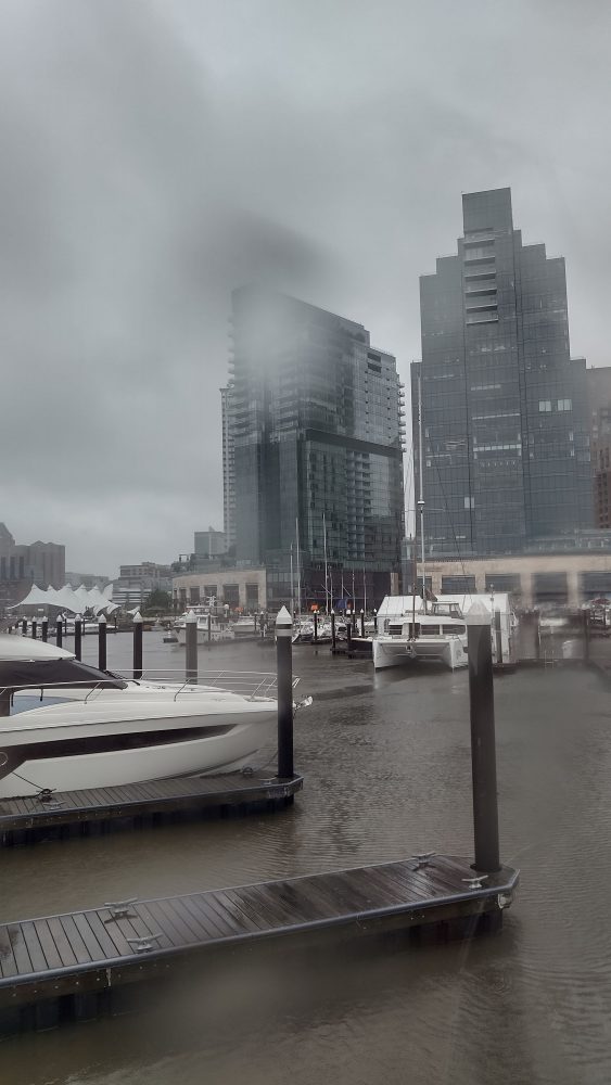 A rainy day in Baltimore